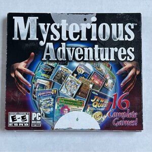 Mysterious Adventures 16 Games PC Games CD ROM E Everyone ESRB iWin Games 2012